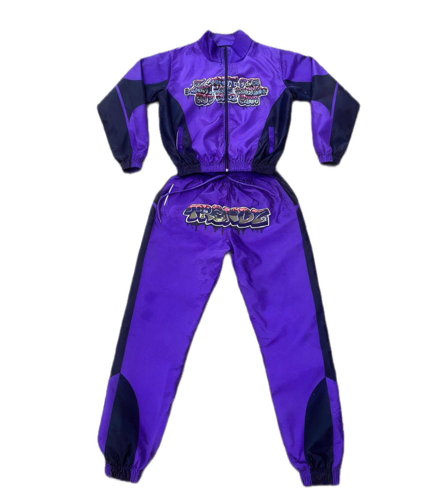 Purple/Black Trendz Windbreaker