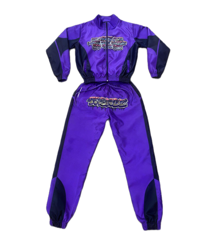 Purple/Black Trendz Windbreaker