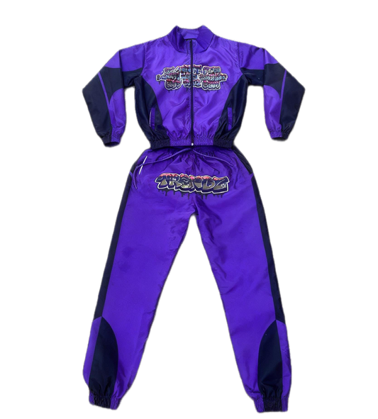 Purple/Black Trendz Windbreaker
