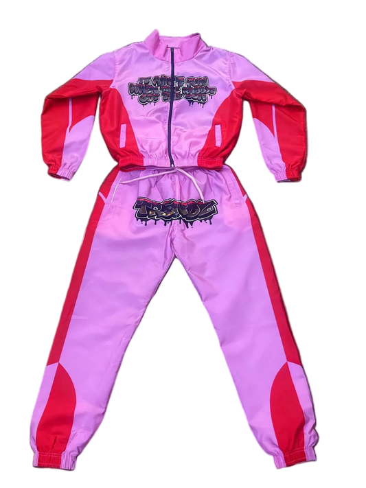 Pink/Red Trendz Windbreaker